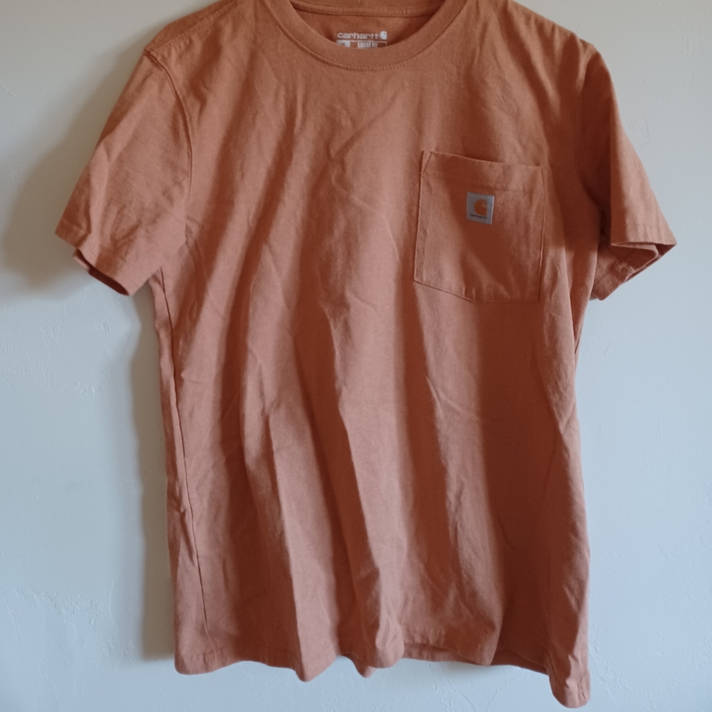 Orange Carhartt t-shirt
